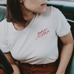 The Bee & the Fox Tee Tough as A  MOTHER MEDIUM